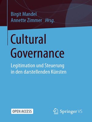 cover image of Cultural Governance